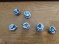 Fertig ausgeschnittene Formen